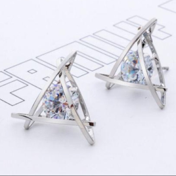 NWOT sterling silver earrings - Picture 3 of 7